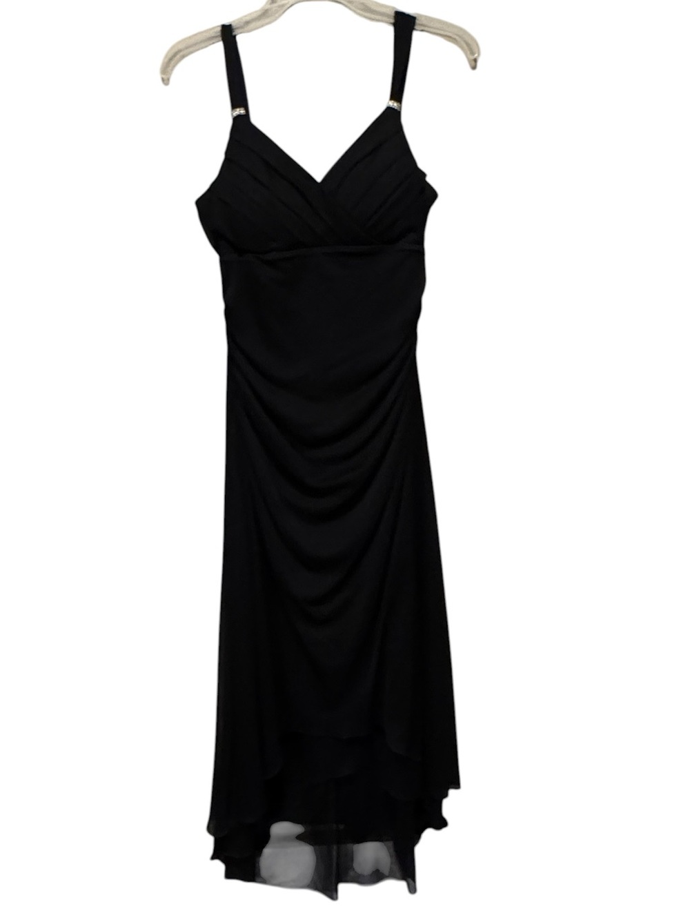 Scarlett Nite Black Sleeveless V-Neck Long Dress